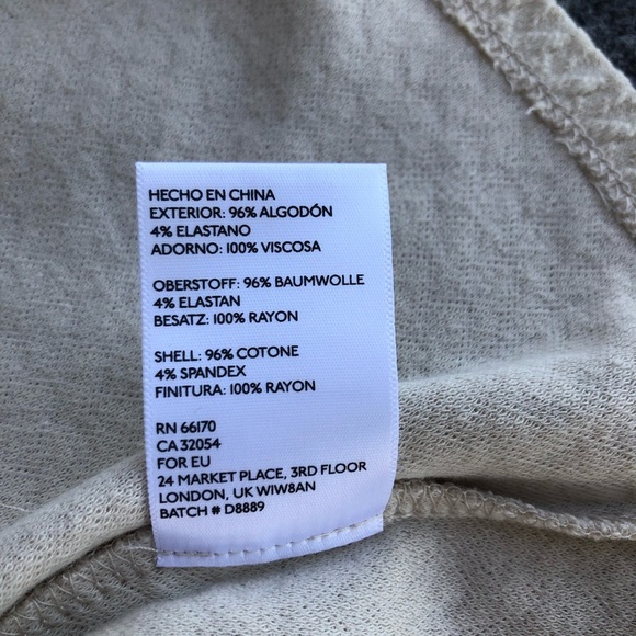 Pins & Needles cream textured dress size small - Picture 5 of 11